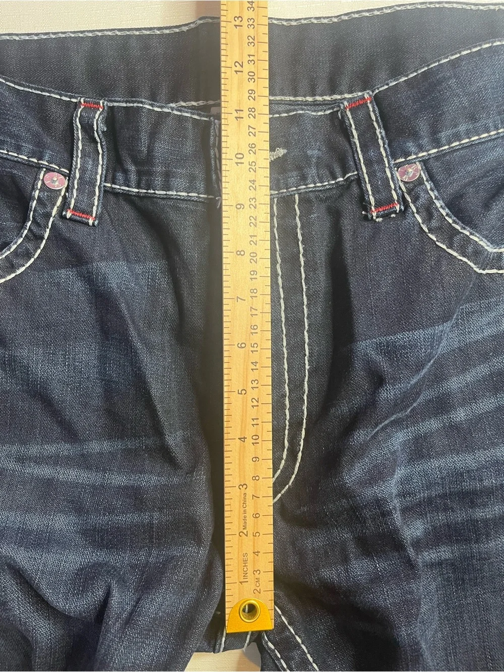 Men’s True Religion Dark Blue Bootcut Jeans